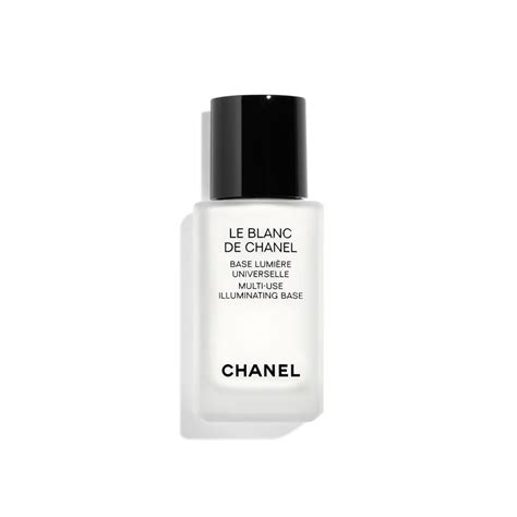 chanel le blanc base de teint eclaircissante|LE BLANC DE CHANEL BASE LUMIÈRE UNIVERSELLE.